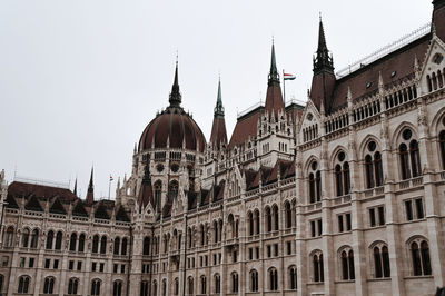 Low angle view of historic building against sky