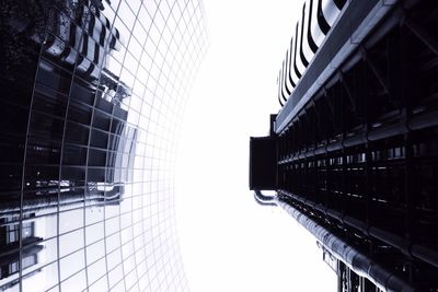 Low angle view of modern building