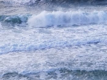 Scenic view of sea waves