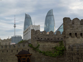Cityscape in baku, azerbaijan 