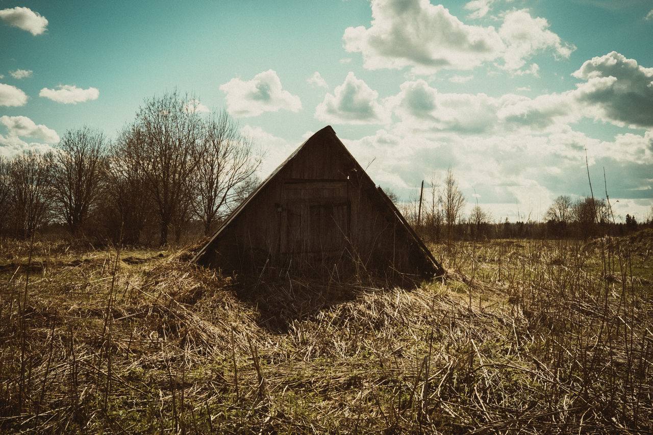 VIEW OF ABANDONED BUILDING