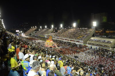 Crowd at night