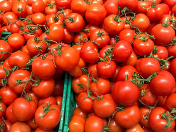 Full frame shot of tomatoes for sale