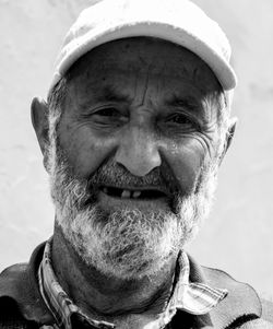 Portrait of man wearing hat