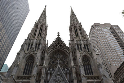 Low angle view of church against sky