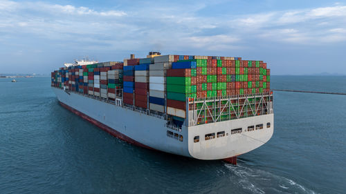 Ship in sea
