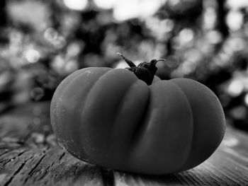 Close-up of apple on table