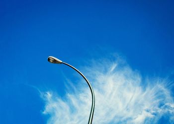 Low angle view of blue sky