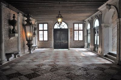 Interior of old building