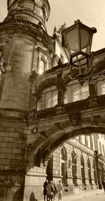 Low angle view of historical building