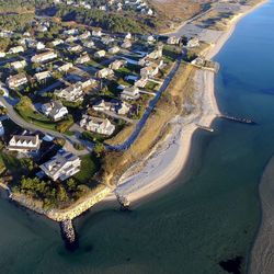 Harding shores aerial at chatham, cape cod