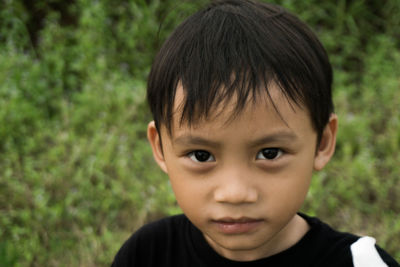 Portrait of young man