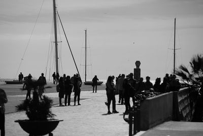 Group of people on the beach