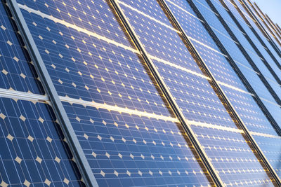 Solar panels in a rural area in spain