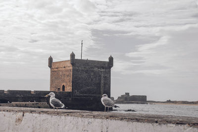 View of old building against sky