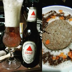 Close-up of food on table