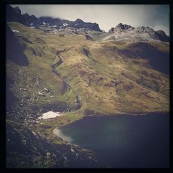 Scenic view of mountains