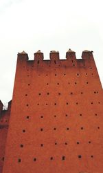 Low angle view of historical building