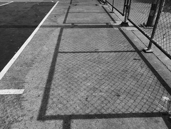 Close-up high angle view of paving stone
