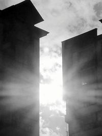 Low angle view of building against sky