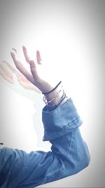 white background
