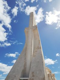 Low angle view of historical building against sky