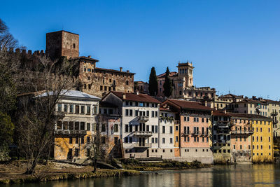 Residential buildings against sky