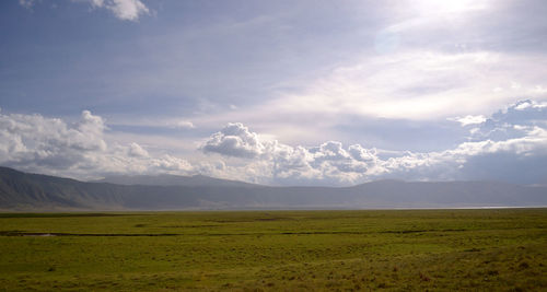 Scenic view of landscape against sky