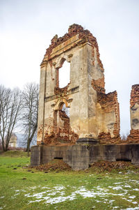 Old ruins of building