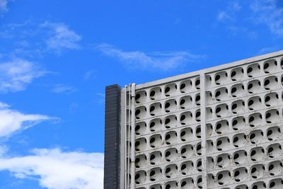 Low angle view of building against sky