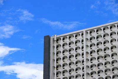 Low angle view of building against sky