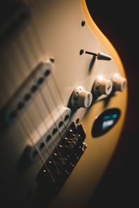 Close-up of guitar