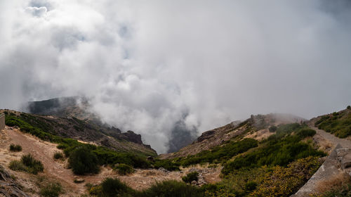 Panoramic view of landscape against sky