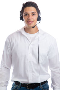 Portrait of a smiling young man