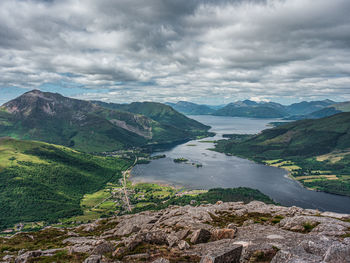 Looking west from the summit of sgorr na ciche or the pap of glencoe. 