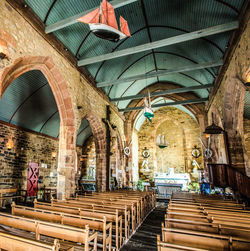 Interior of church