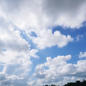 Low angle view of clouds in sky