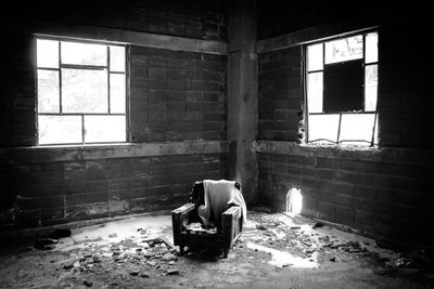 View of abandoned building