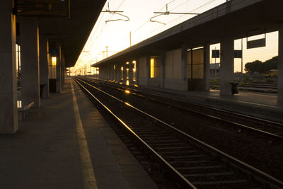 Railway station platform