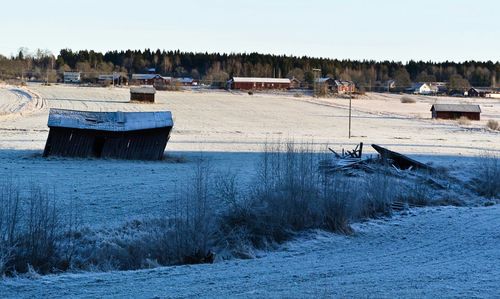 Snow covered landscape