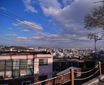 Cityscape against sky