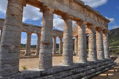 Old ruins against sky