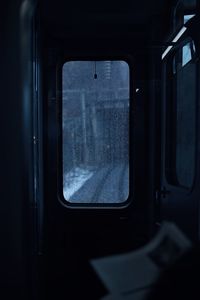 Interior of train