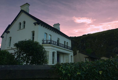 Low angle view of buildings against the sky