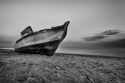 View of boats in sea