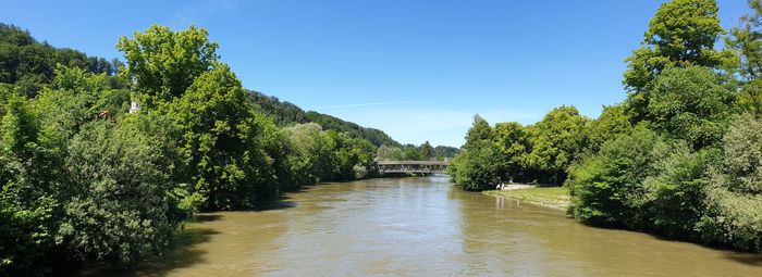 Scenic view of river against sky