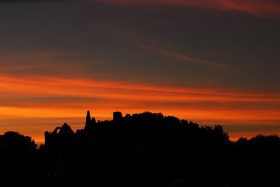 Oystermouth castle sunrise