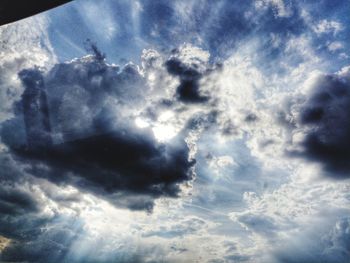 Low angle view of cloudscape