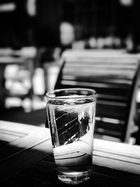 Close-up of drink on table