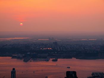 Scenic view of sunset